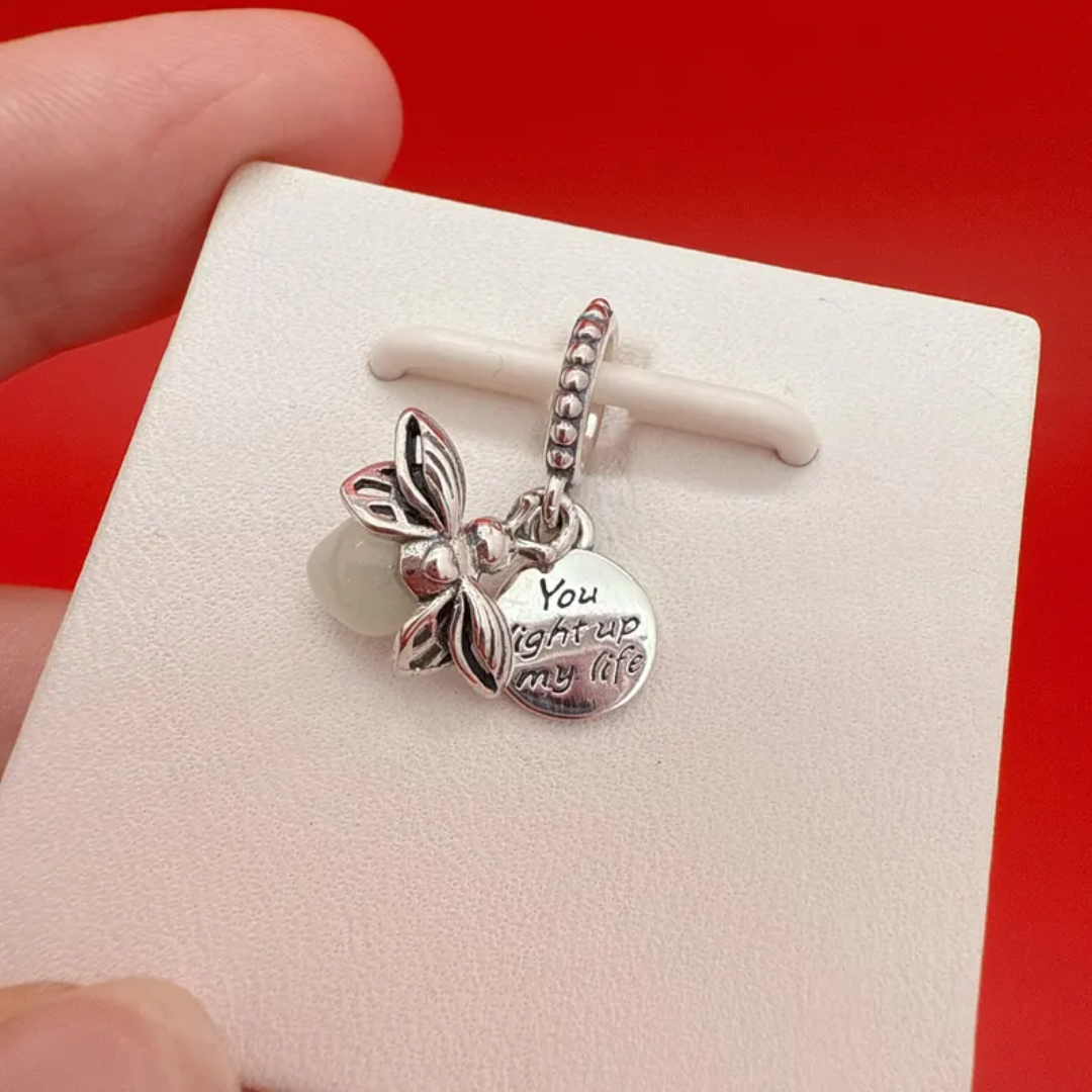 Charm Luciernaga Evangeline | Plata ley 925