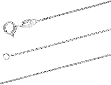Collar Box Chain en Plata 925 - Elegancia Cuadrada