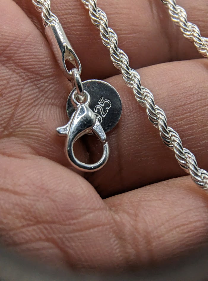Collar Tejido en Plata 925 - Artesanía en Plata