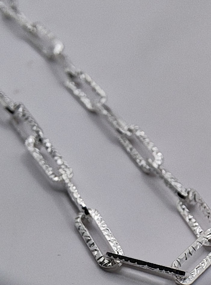 Gargantilla Lateral en Plata 925 - Diseño Asimétrico