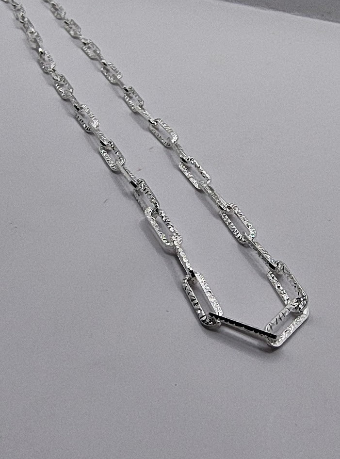 Gargantilla Lateral en Plata 925 - Diseño Asimétrico
