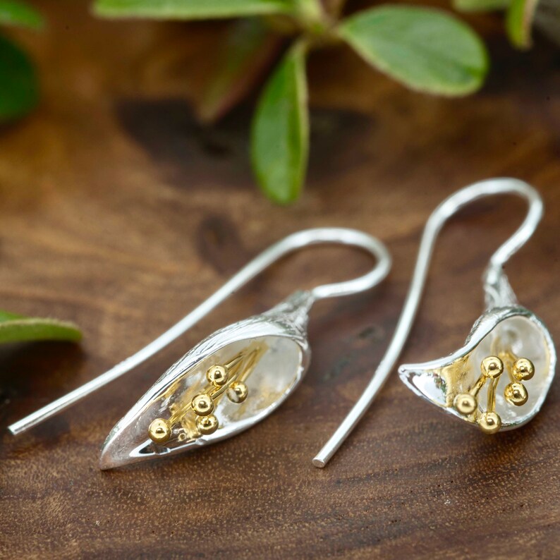 Aretes Flor Campanilla