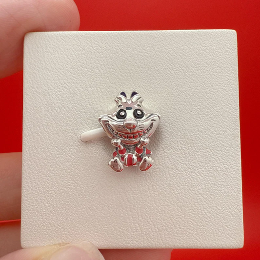 Charm Gato De Cheshire De Alicia En El País De Las Maravillas | Plata ley 925