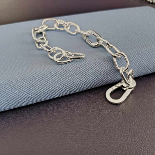 Pulsera con Eslabones | Plata ley 925