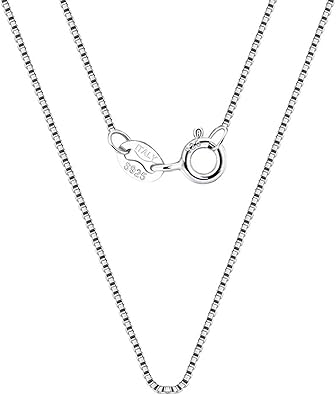 Collar Box Chain en Plata 925 - Elegancia Cuadrada