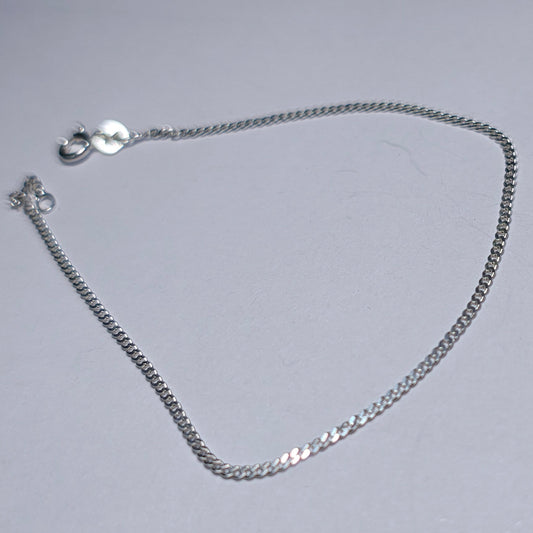 Pulsera Cubana en plata ley 925