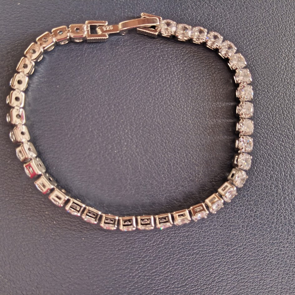 Pulsera Tennis en Plata 925 - Deporte y Elegancia
