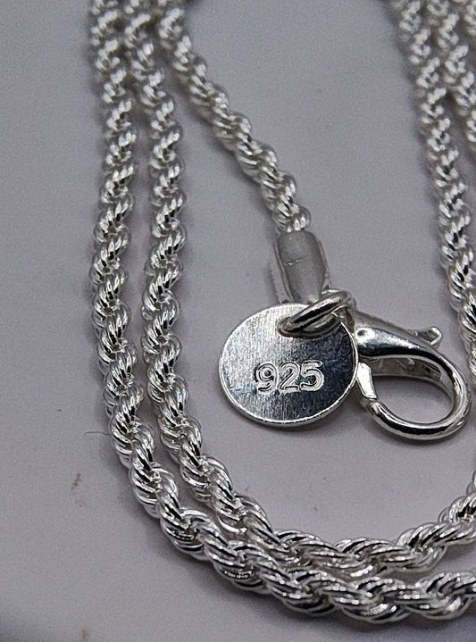 Collar Tejido en Plata 925 - Artesanía en Plata