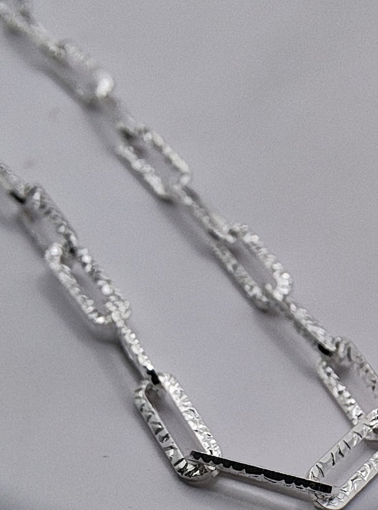 Gargantilla Lateral en Plata 925 - Diseño Asimétrico