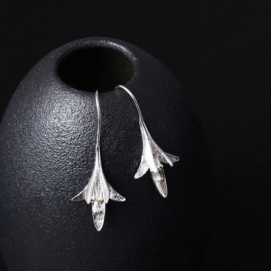 Aretes Florales Campanilla