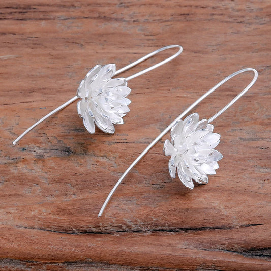 Aretes Flor Larga